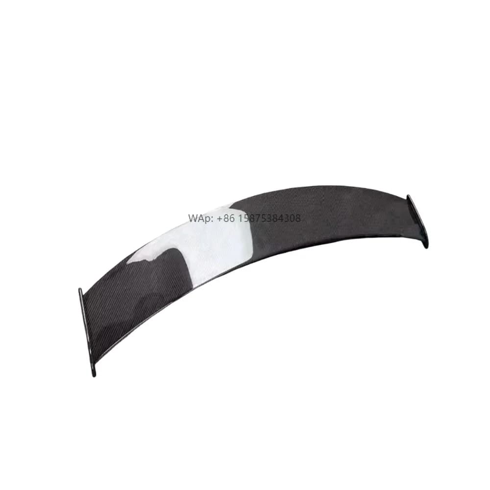 For GTR Modification Upgrade PRO Dry Carbon Fiber Large Surround Rear Bumper Rear Spoiler