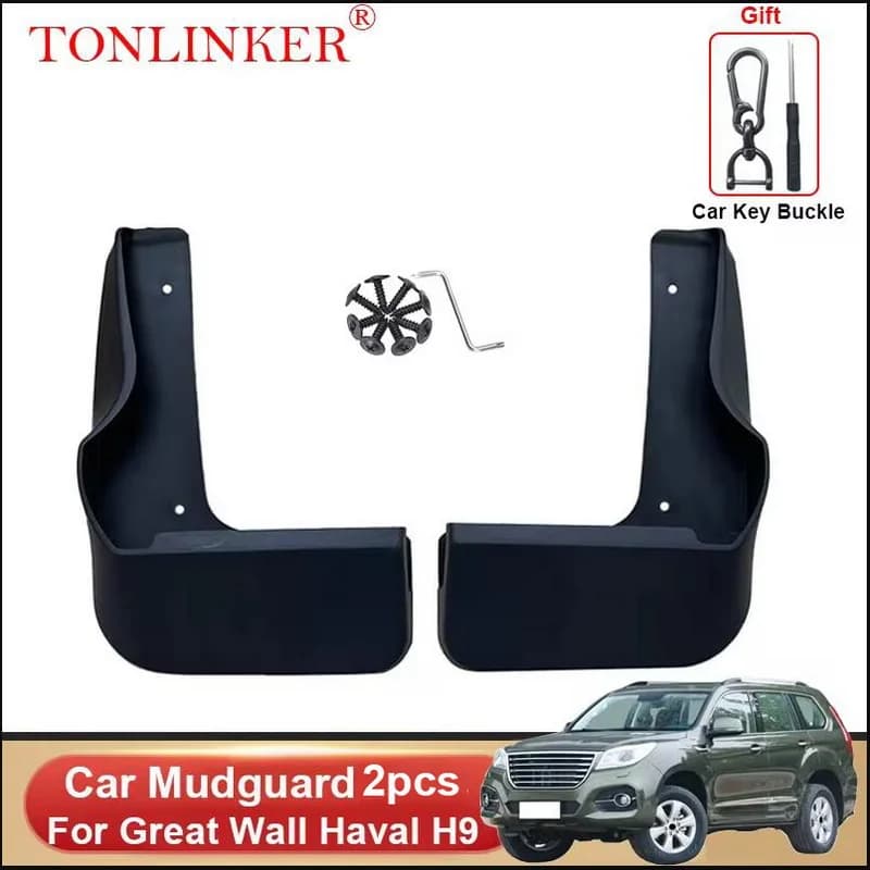 TONLINKER Car Mudguard For Great Wall Haval H9 2015 2016-2022 2023 Mudguards Splash Guards Front Rear Fender Mudflaps Accessorie