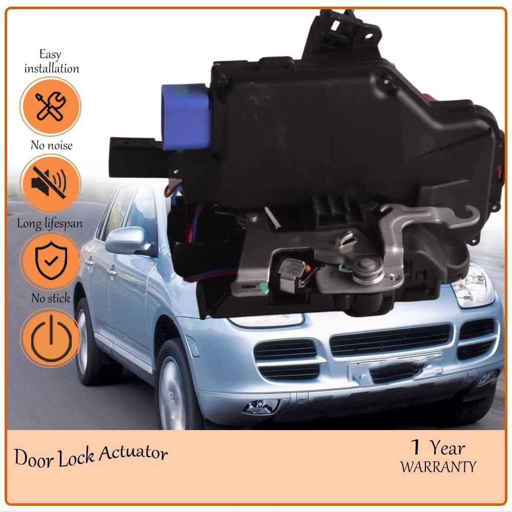 9pin Automotive Rear Left Door Lock Actuator Assembly,Fit to Porsche Cayenne2003-2010 9PA Platform,OE 3D4 839 015K,7L6 839 015G