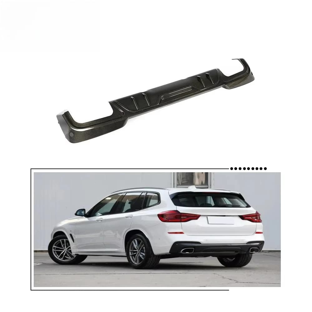 X3 M-TECH Carbon Fiber Front Bumper Lip for B-MW G01 M40i Sport Utility 4-Door 2018-2020