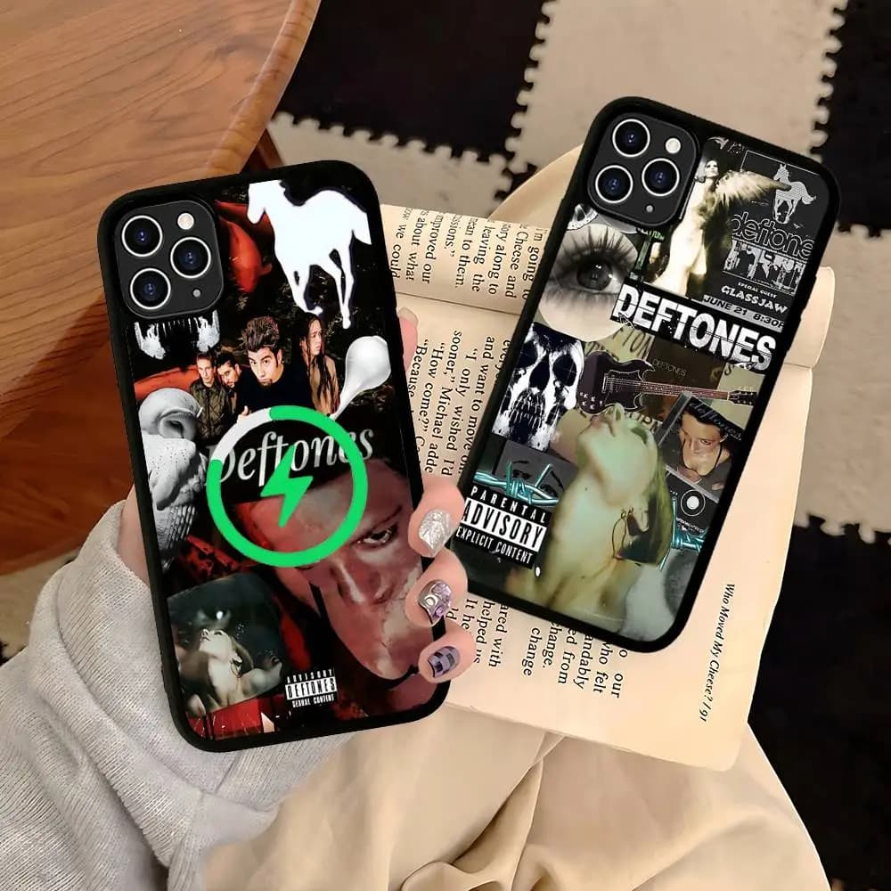Band D-Deftones For Magsafe Magnetic Phone Case For IPhone 17 16 Pro Max 15 Plus 14 13 12 11 Cover