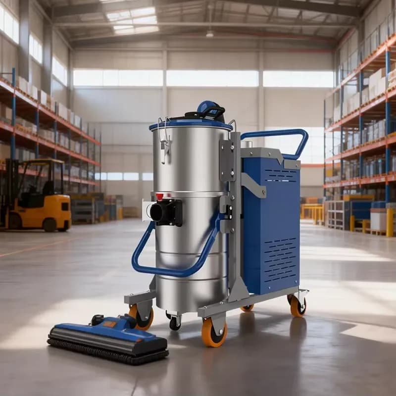 7500W 100L Professional Industry Vacuum Cleaner 380V Wet and Dry Industrial Dust Extractor Vacuum Cleaner