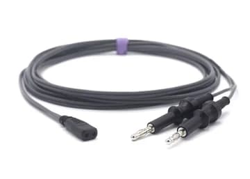 Bipolar ESU Electrosurgical Reusable Cable AHA Connector Type