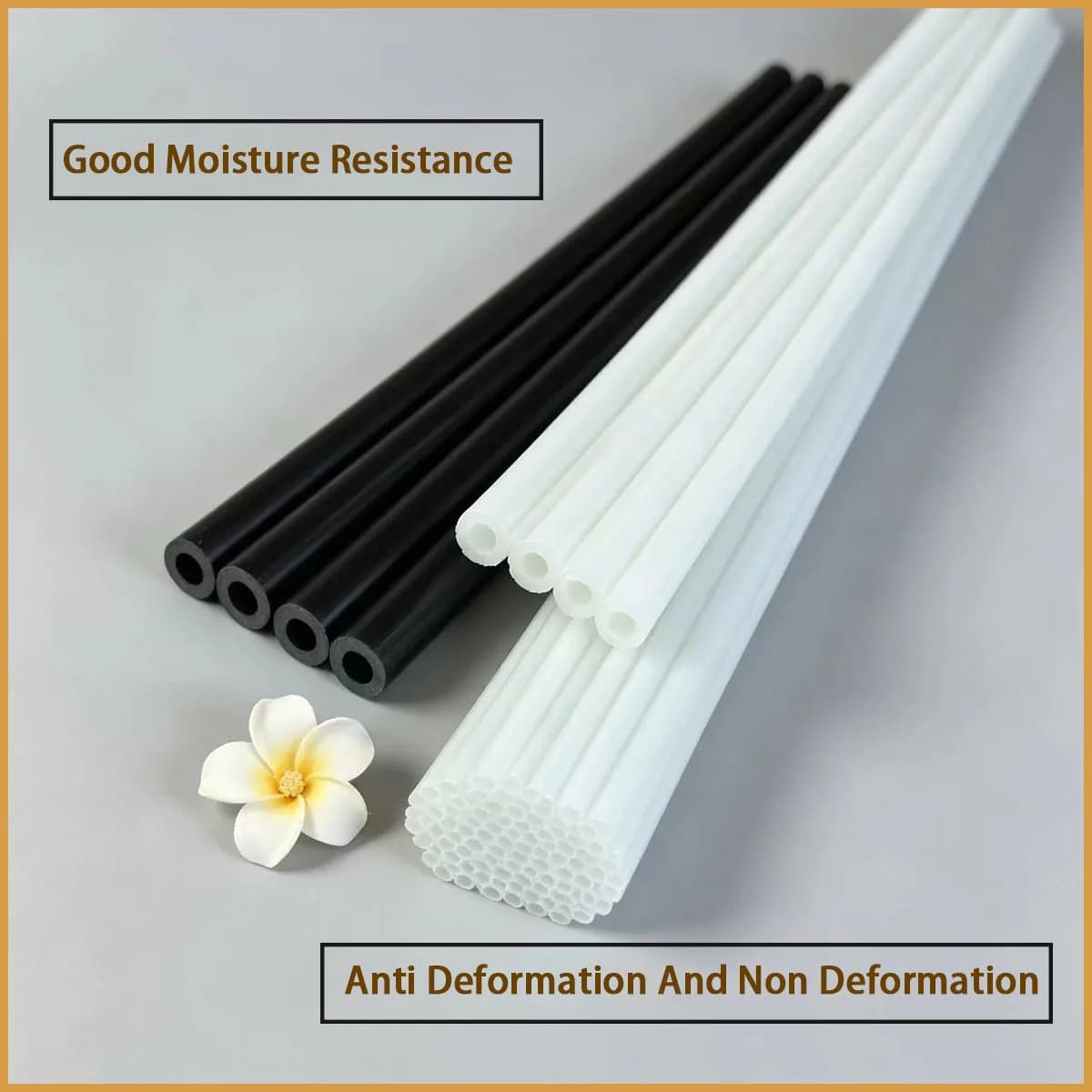 Black/white fiberglass pipes with an outer diameter of 3-30mm are used for industrial, electrical, pipeline protection, etc