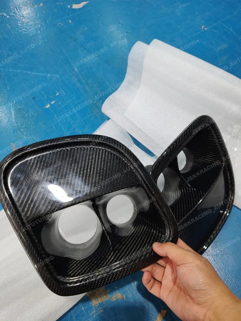 For Mini Coper s R56 JCW Carbon Fiber Front Bumper Vent Air Duct Intake Cover car Bodykits