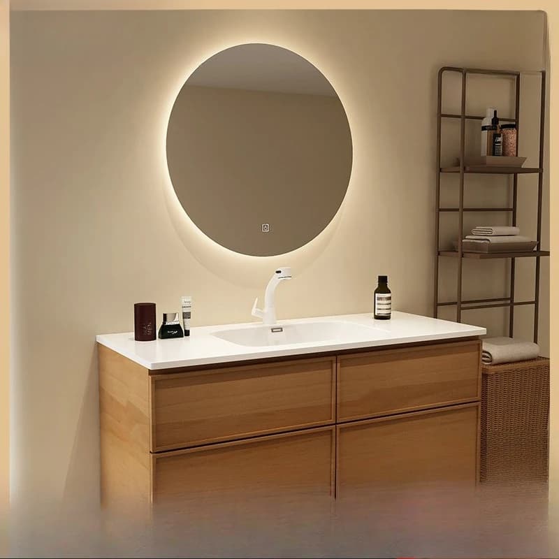 Medieval ceramic integrated basin, bathroom cabinet, combined bathroom, washstand, hand washbasin cabinet
