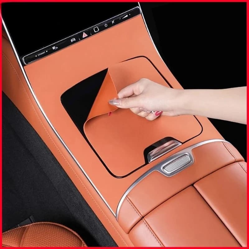 For Mercedes Benz S Class W223 S400 S450 S500 Center Console Silicone Panel Cover Trim Frame Interior Modification Accessories