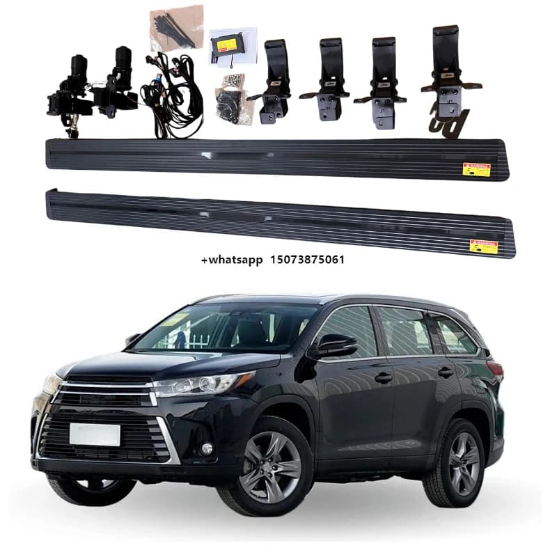 Electric Running Board Side Steps Automatic Power Steps for  Highlander 2019 2020 2021 Car Side Step