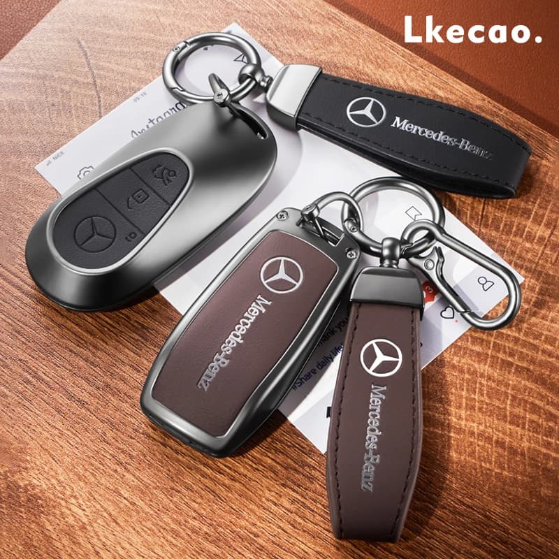 Key Fob Cover for Mercedes Benz EQS450 2024, Key Fob Case for Benz EQE350 S580 C300 C-ClassSmart key accessories