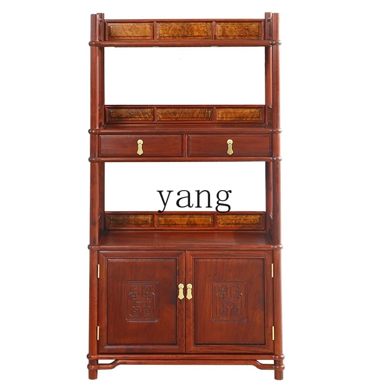 LTT rosewood function cabinet mahogany with pumping locker solid wood rack