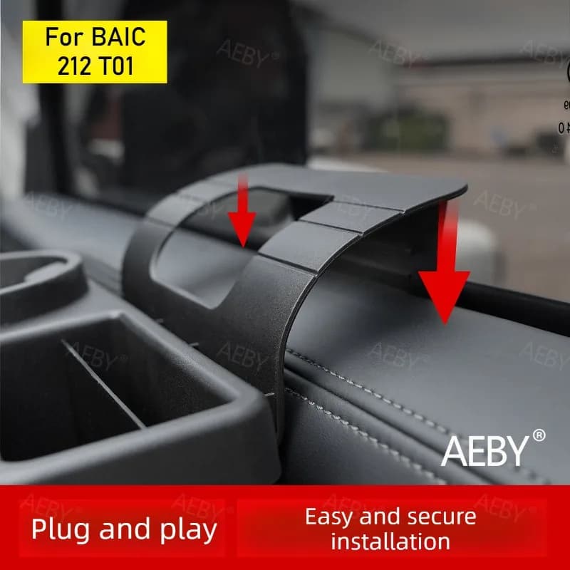 For BAIC 212 T01 door storage tray,Water cup holder,The storage box insert is lined with anti-slip inserts,interior accessories