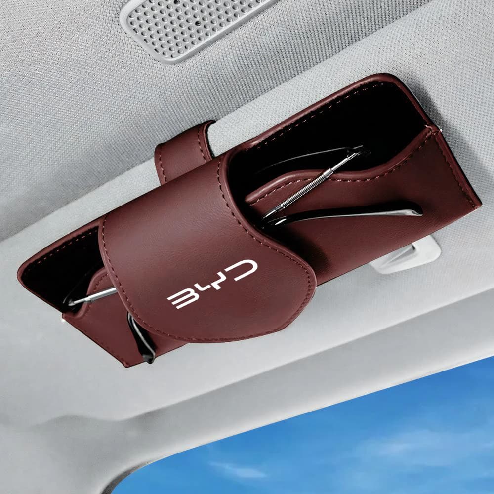 Sun Visor Sunglasses Clip Eyeglasses Storage Protector Box Interior Glasses Holder Fit BYD  BYD byd seal u dm i byd sealion 7 se