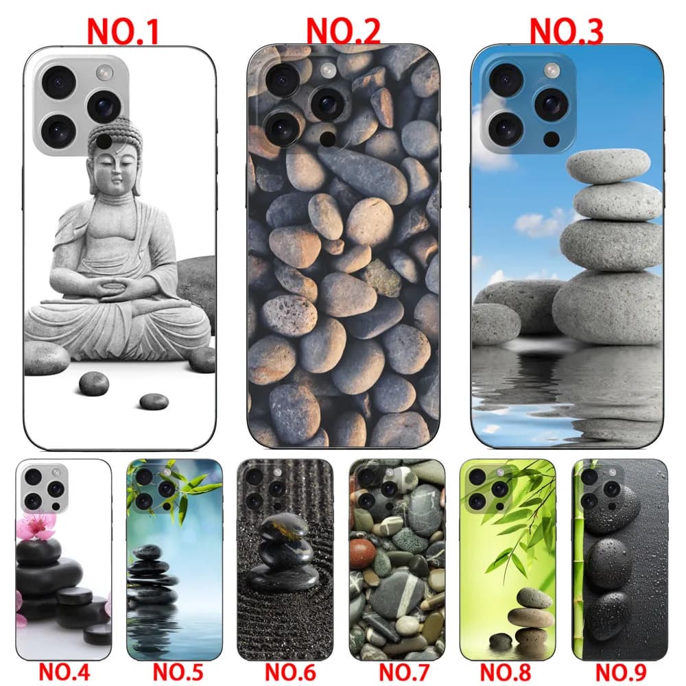 Cobblestone Peace casing  for iPhone XS Max 11 11 Pro 11 Pro Max 12 12 Mini