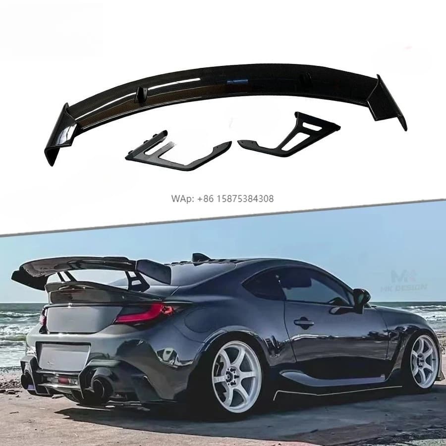 Dry Carbon Fiber ADR Style Rear Wing Swan Neck Spoiler for GR86 86 BRZ ZD8 ZN8 2022+ Auto Accessories