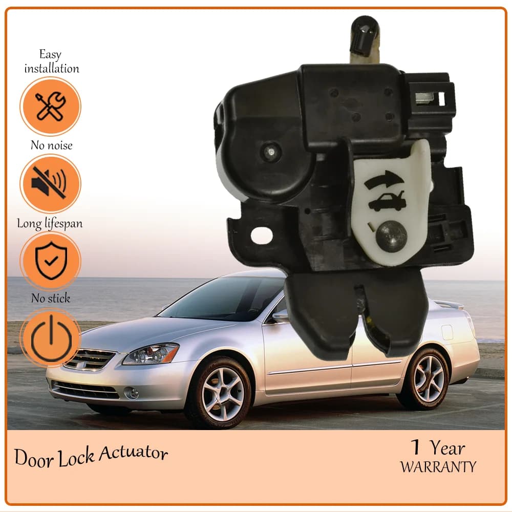 Rear Trunk Lock Actuator, anti-rattle precision structure,Compatible With Nissan Altima 2002-2006,oem 846318J000,84631-8J000