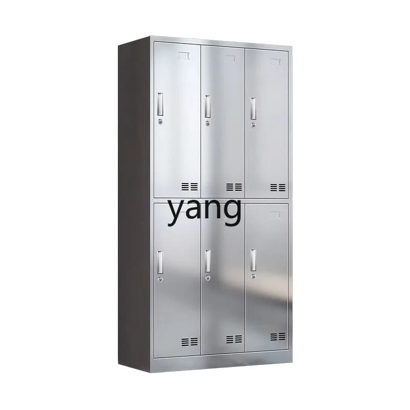 Lmm workshop shoe cabinet multi-door cabinet 201 hanging wardrobe iron cabinet locker
