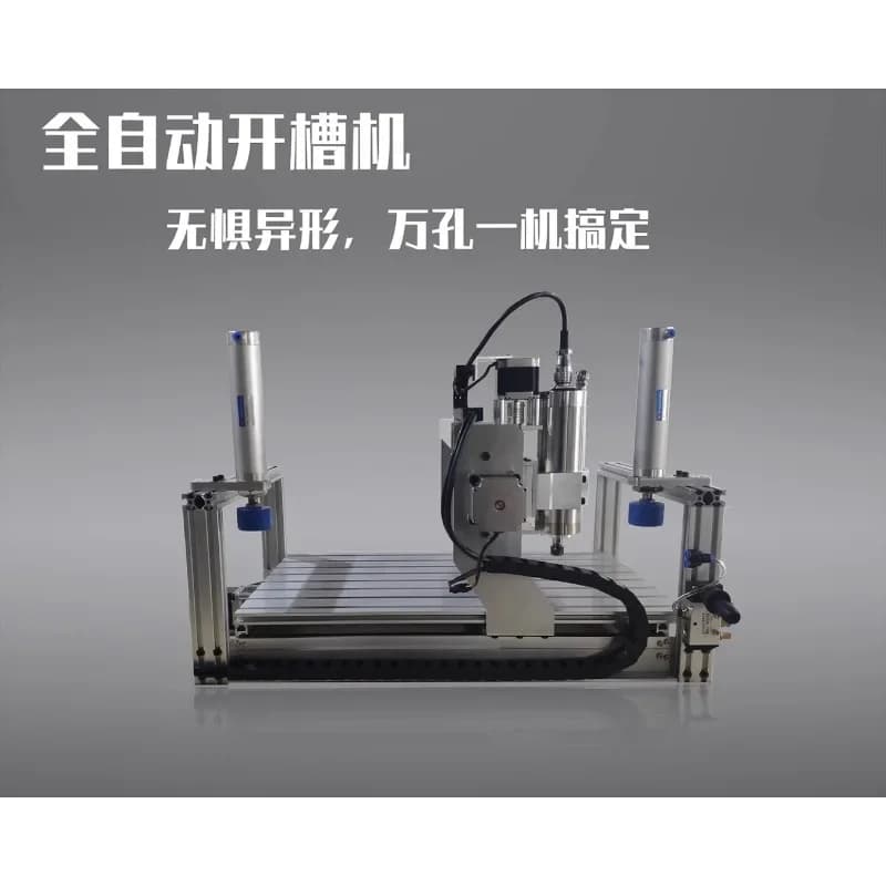 Numerical control engraving machine engraving and milling keyhole slotting wooden door aluminum alloy door table
