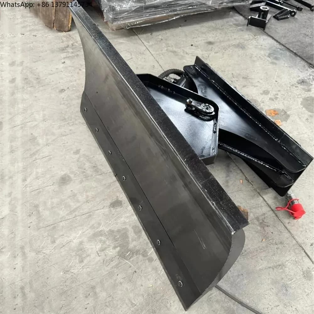 Mini Skid Steer Loader Attachments Snow Shovel for Snow and Soil Plowing