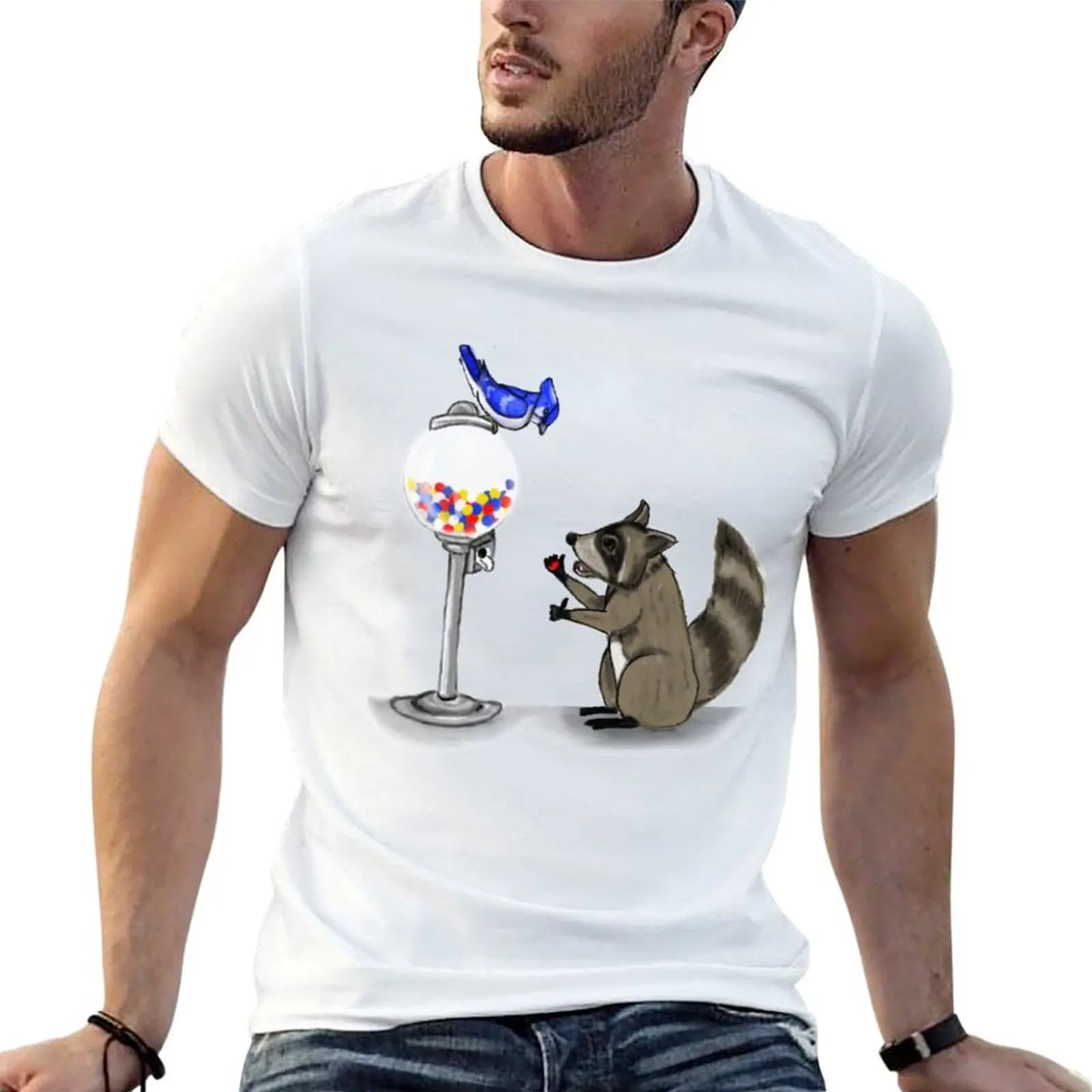 Regular Show Fanart T-Shirt anime customs men clothings