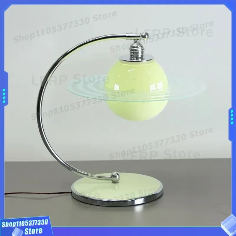 Nordic Danish Desk Lamp Medieval Light Green Planet Style Bauhaus Retro Bedroom Bedside Lighting Premium Modern Table Lamp