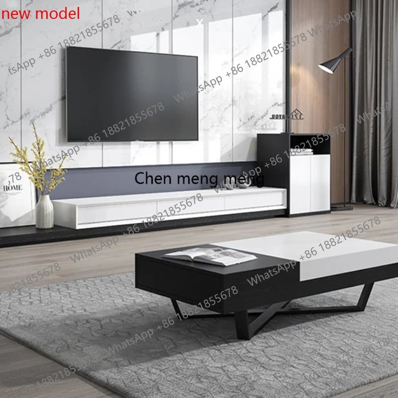 Nordic Retractable Coffee Table Popular Special Metal Durable Coffee Table Sleek Enjoy Living Room Furniture Salongbord  A178