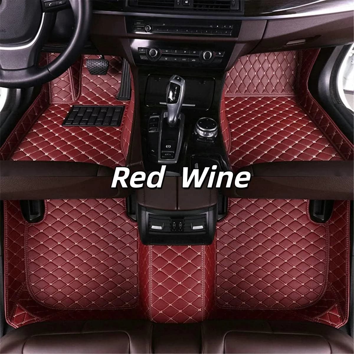 Accessories Custom car floor mats for Audi Q5 2018 2019 2020 2021 2022 2023 Auto full set carpet pads leather foot mat rugs