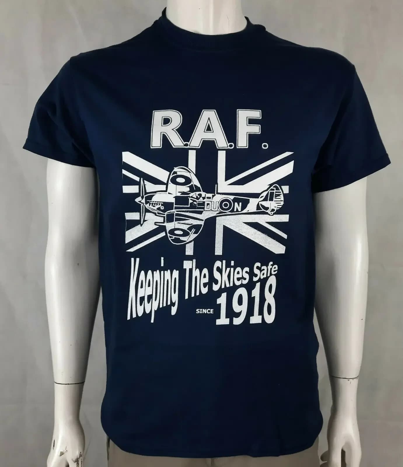 Royal Air Force RAF Exclusive Printed T-Shirt Army Military Tactical Naval  1918 Mens cotton T Shirt New S-3XL