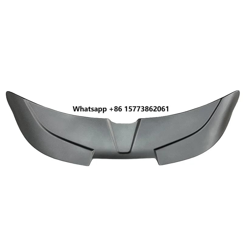 R Style Dry Matte Carbon Fiber Auto Parts Rear Spoiler Wing for Mclaren 720S 2015-2018 Carbon Kit Spoiler