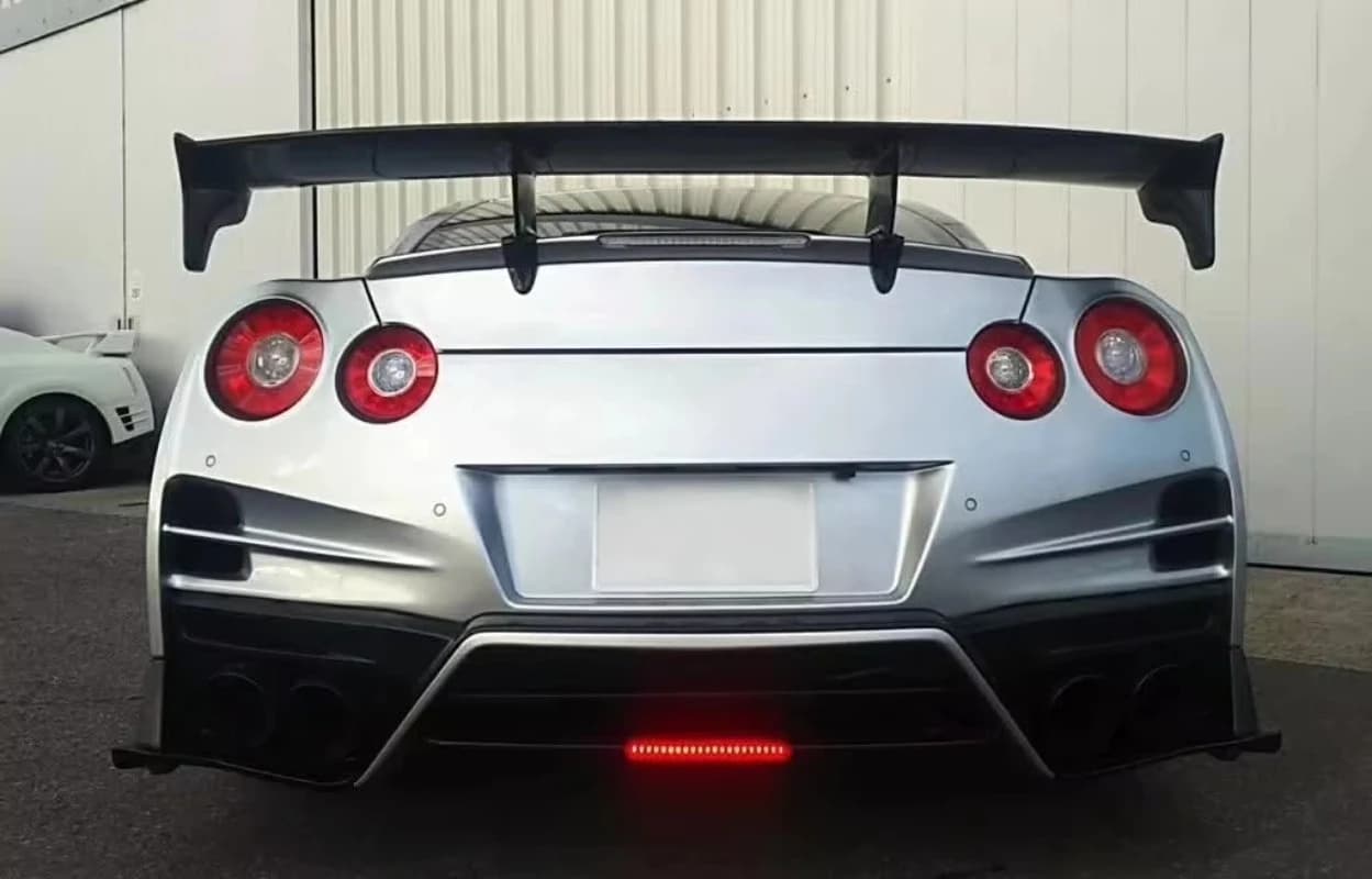 Carbon Fiber Car Accessoris TS Style  Rear Trunk Wing Spoiler  for Gtr R35 Rear Spoiler Wing