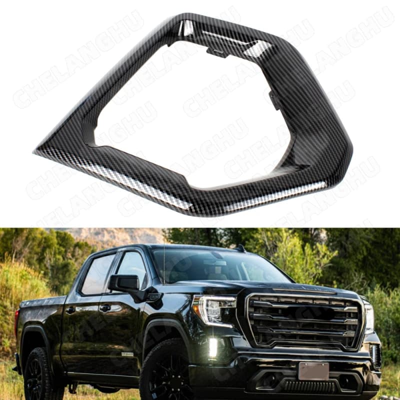 1Pc Right Side For GMC Sierra 1500 2019 2020 2021 Front Bumper Fog Light Lamp Grille Cover OEM: 84176753