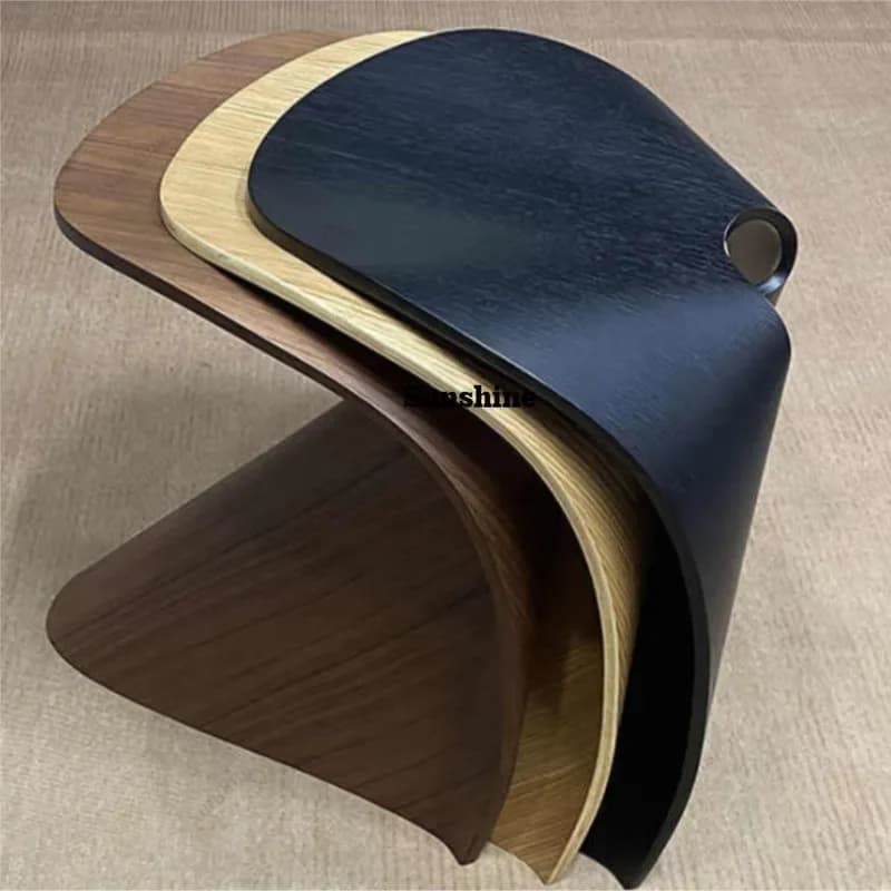 Simple Solid Wood Stool Home Stackable Design Dining Chair Home Irregular Stool Creative Small Stool Tea Room Chair 2025 Hot  FT