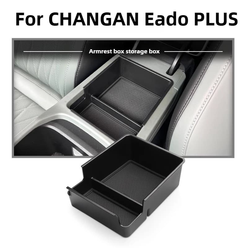 Armrest Storage Organizer For CHANGAN Eado PLUS Accessories 2026/2025 Partitioned Design Shock Absorption Anti-Scratch 2022-2024