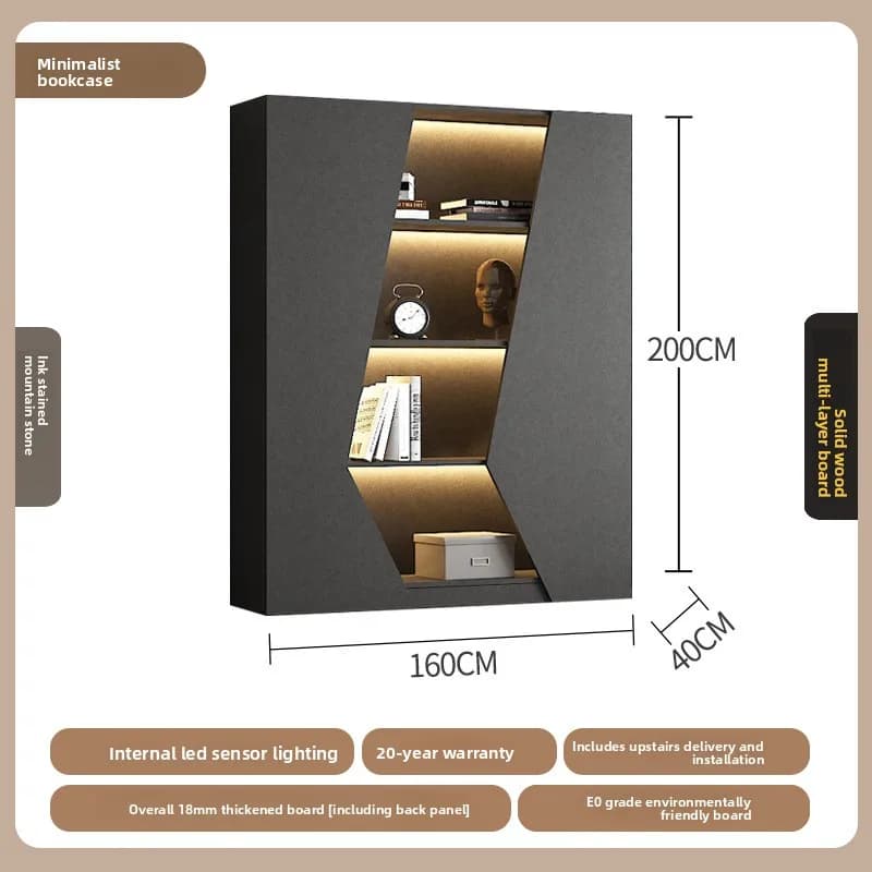 bookcase bookshelf Modern minimalist display cabinet, display cabinet Wine cabinet Partition cabinet High-end bookcase