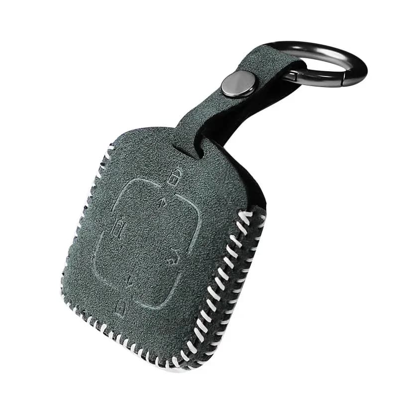 For ZEEKR 001 007 009 7X All series Suede keycase Car remote key full protective cover Car interior decoration accessories