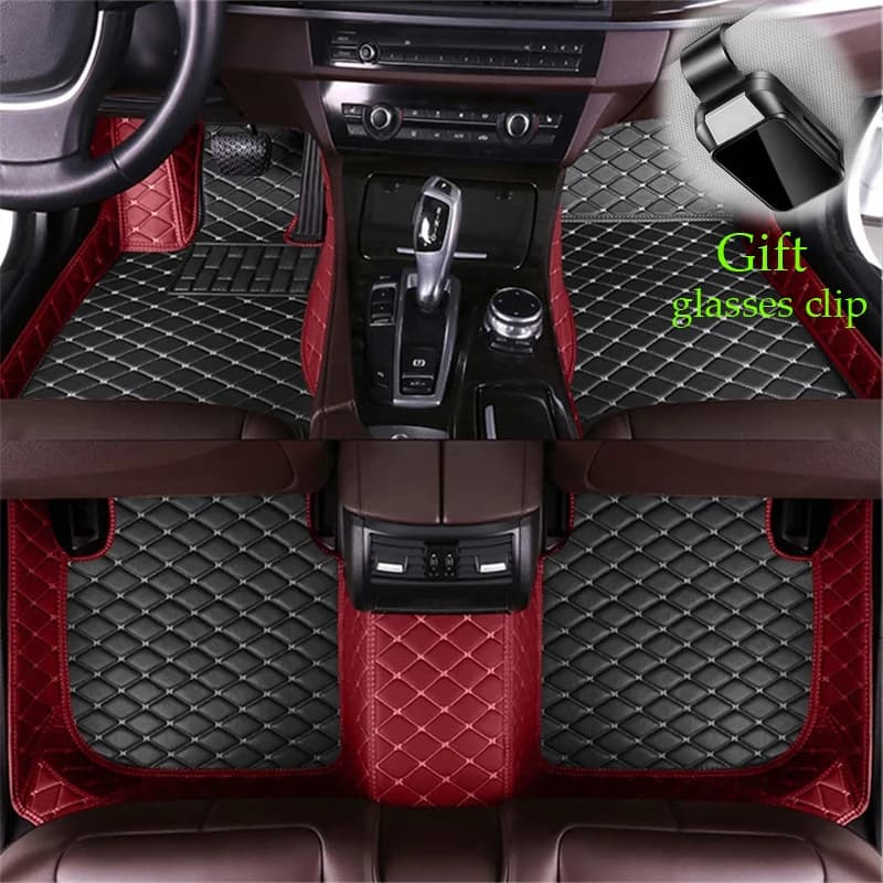 For Peugeot 307 3A 3E 3H Car Floor Mats All Weathe PU waterproof Carpets Covers Left /Right Hand Drive