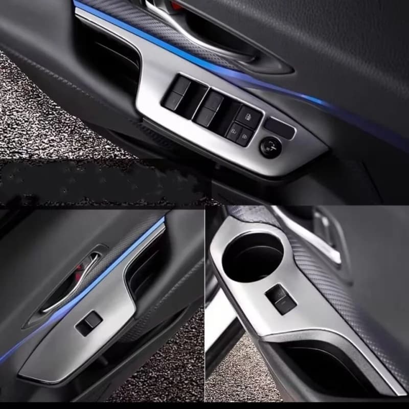 LHD Window Lifter Panel Frame Covers Window Lifter Panel Car styling for Toyota C-HR CHR 2017 -2021 car Accessories