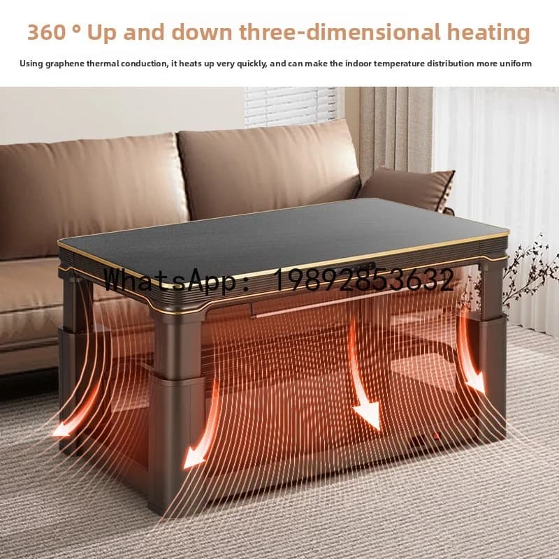 BF Home Electric Heating Table Smart Remote Control Heating Table Living Room Lifting Electric Heater