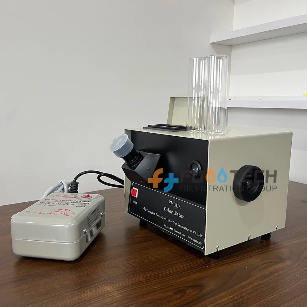 China Newest Technology Oil Color Meter FT-041A Transformer Oil Color Analysis Equipment Chroma Tester