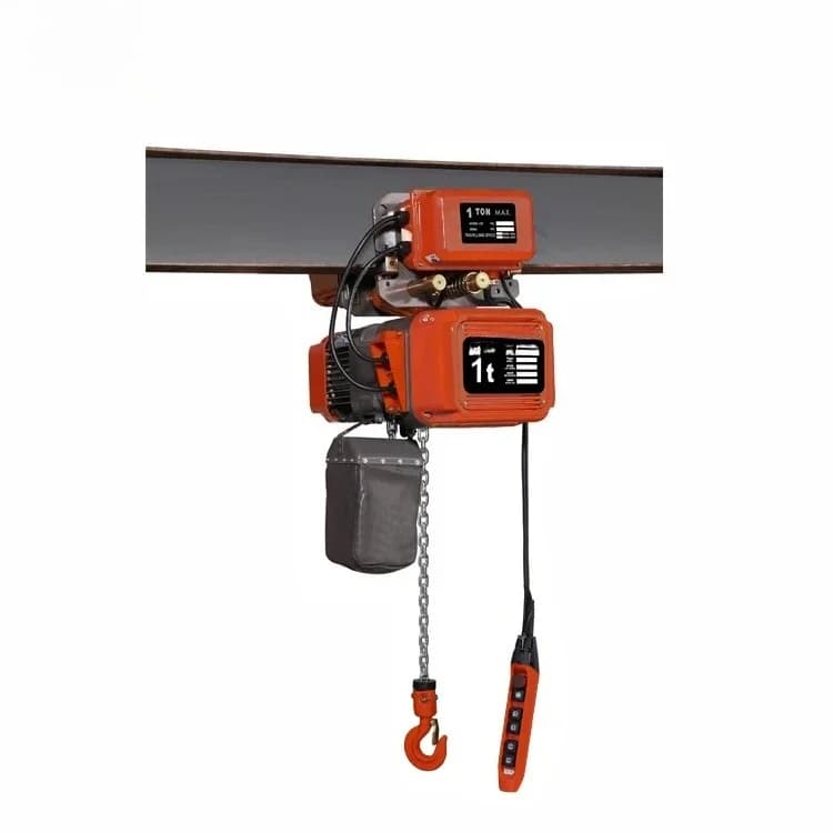 380V Electric Trolley Manual Trolley Type ER Electric Chain Hoist With Competitive Price