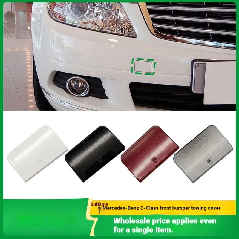 Applicable to 07-10 Mercedes-Benz C-Class Front Trailer Cover W204 Front Bumper Traction Hook Hole Cover 2048850124