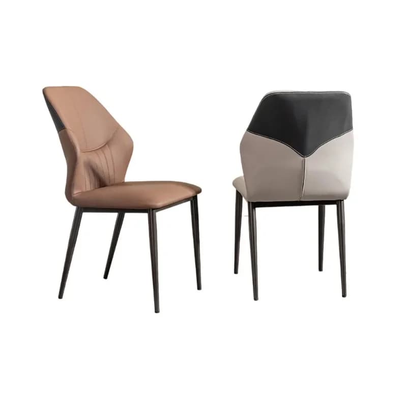 Simple Modern Home Dining Chair Minimalist Backrest