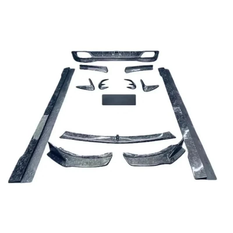Premium Car Accsori  Carbon Fiber Rear Diffuser Front Lip Spoiler S Class W S SLCI - Durle