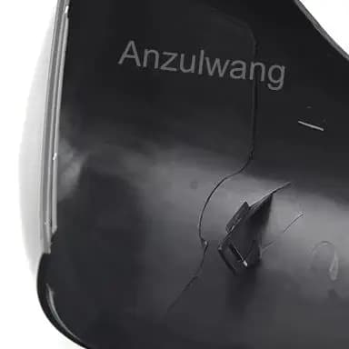Glossy Black Rearview Side Mirror Covers Cap Left/Right For Renault Clio 4 Mk4 / Zoe / Captur 2012-2019