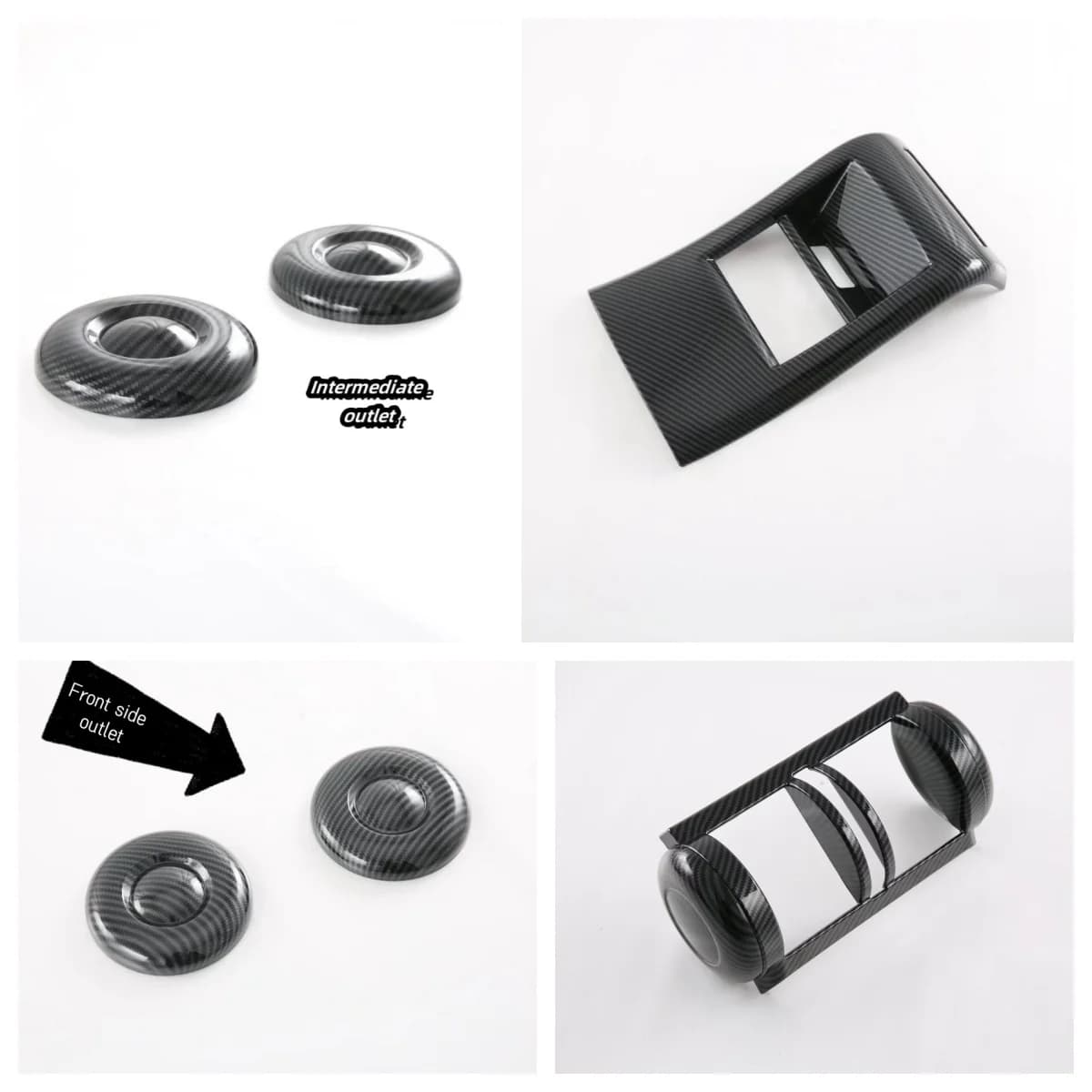 Fit For Byd ATTO3 ATTO3 Yuan plus 2022 2023 Front middle rear rear upper air outlet interior decoration accessories
