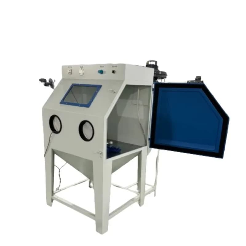 Automatic Wheel Sand Blasting Machine With Turntable Environmental Protection Sand Blasting Machine Sandblast Paint