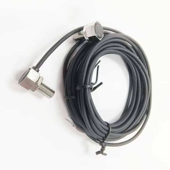 12-24VDC Photoelectric Beam of Light Sensor, Sensing Range of 6.5 Feet/2 Meters, Optical Photocell