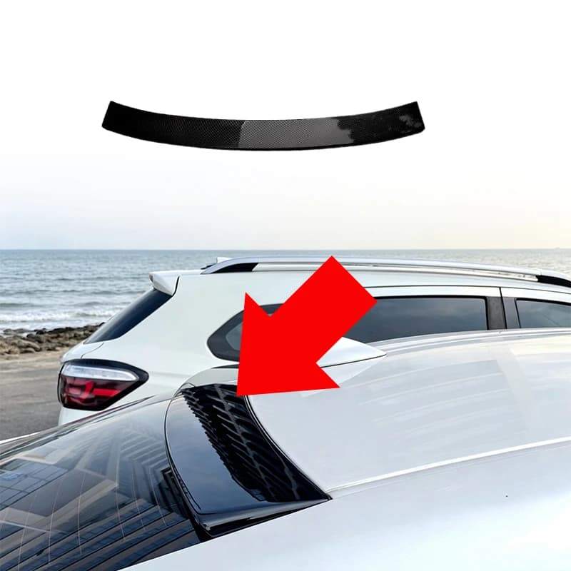 Roof Spoiler Rear Window Top Wing For 2018‑2023 Lexus ES ABS Body Kit Upper Spoiler Modification Auto Exterior Accessories