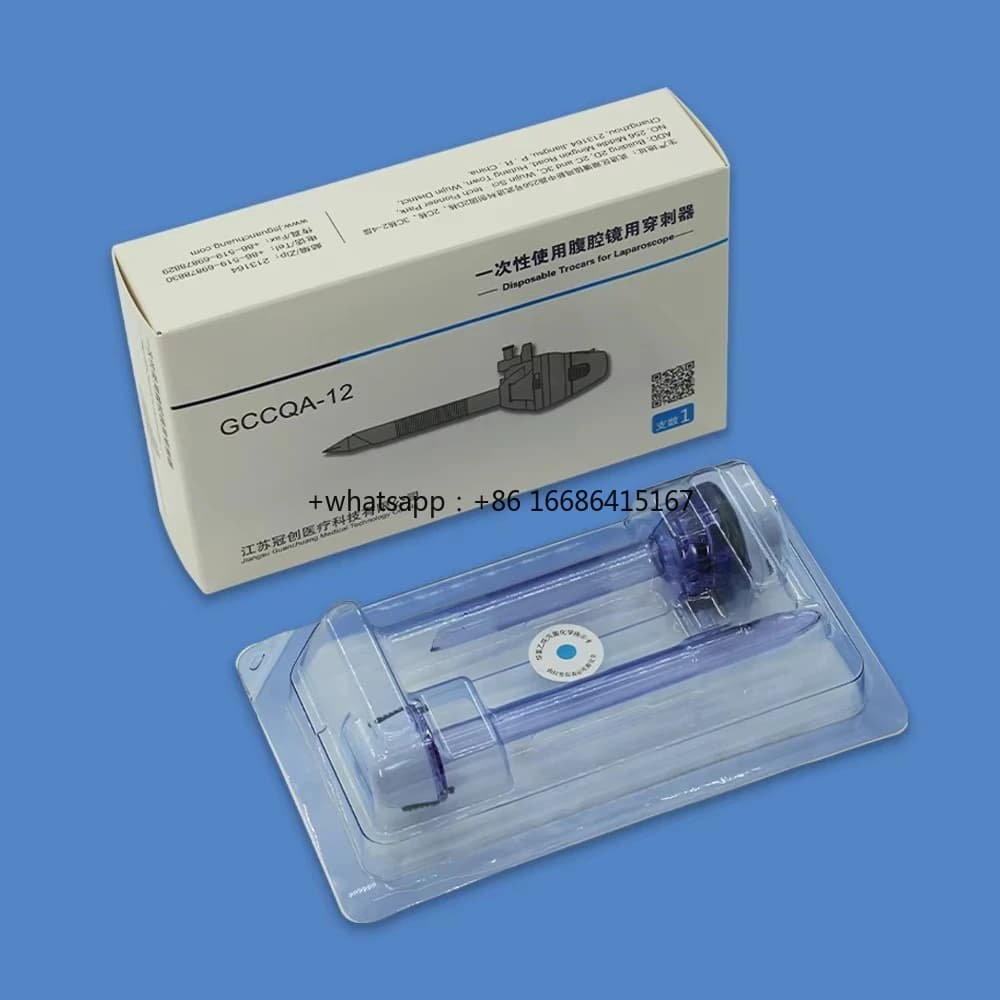 Instruments 5mm 10mm 12mm Bladeless Optical Trocar For Single Use