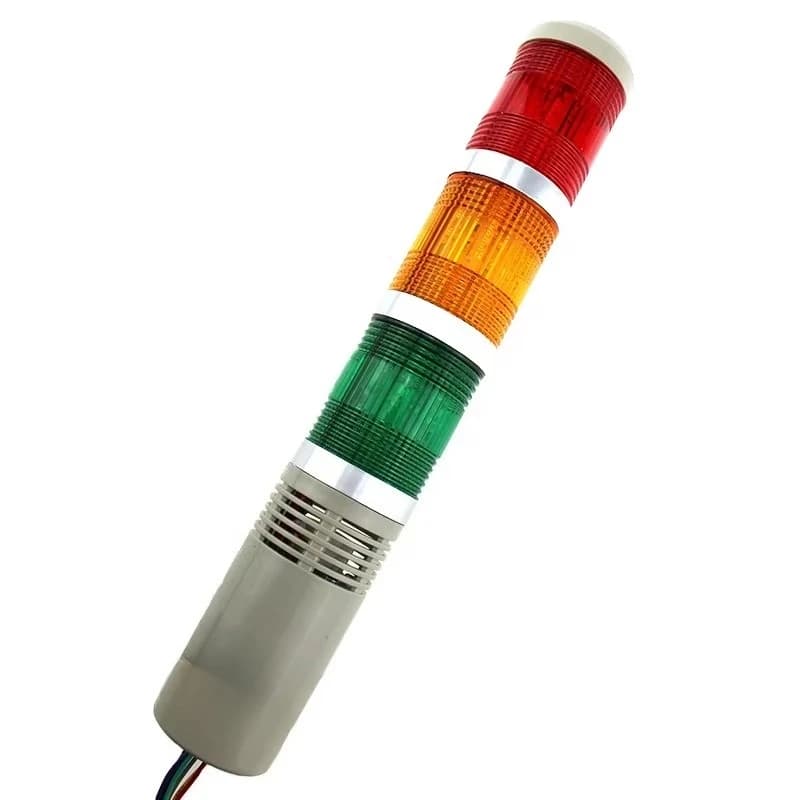 STP5-24-ROG-W-H Warning Light with Buzzer Malfunction Indicator Lamp Engine Warning Light
