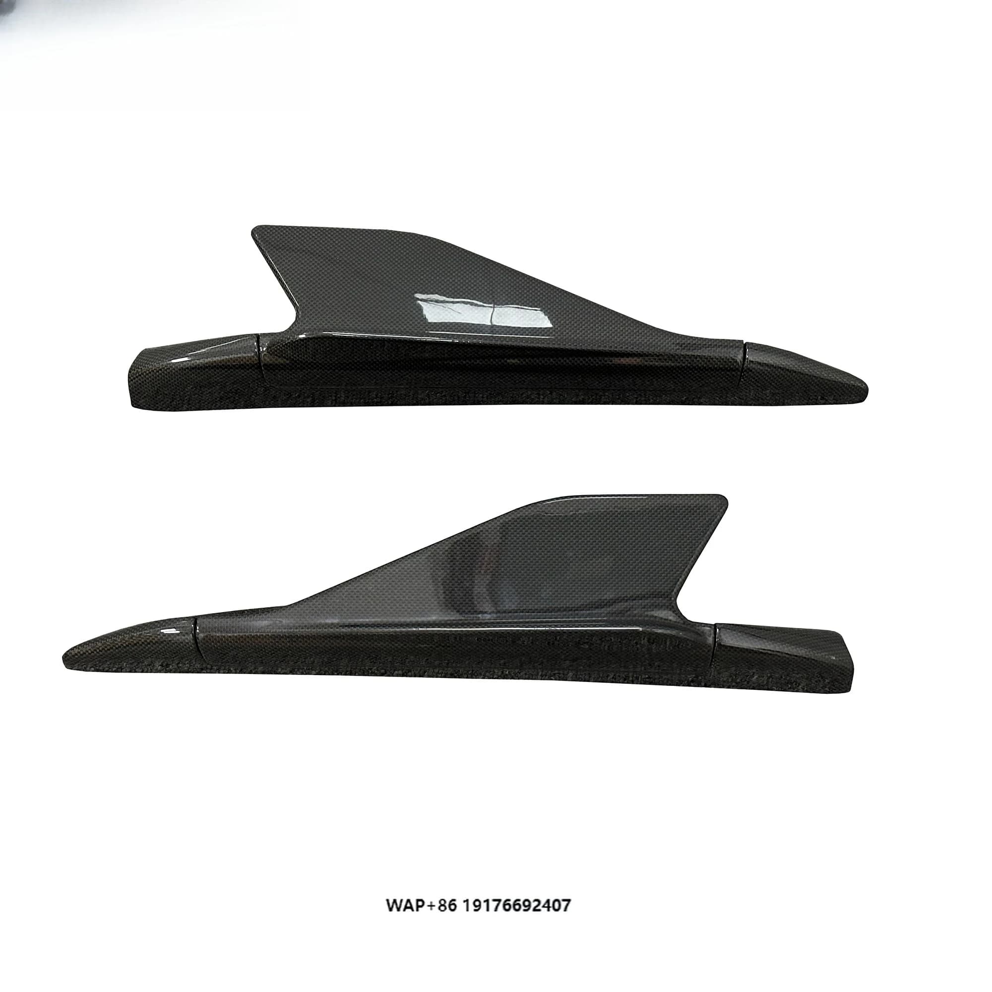 Auto Parts Dry Carbon Fiber Capristo Style Side Fins forFerrari 488 GTB 2015-2018 Car Accessories for F488 Parts Body Kit